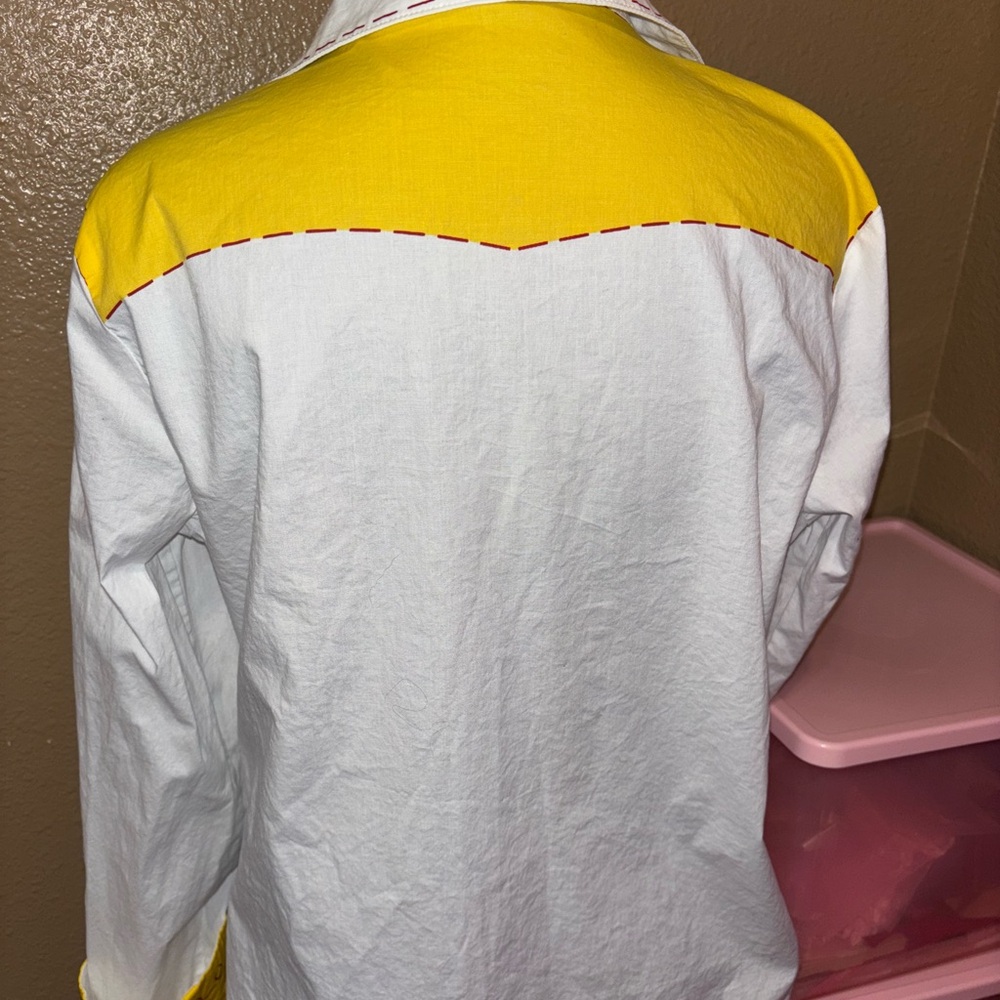 Yellow and White Western Style Women's Top “Jessie” from Toy Story. - Picture 2 of 3